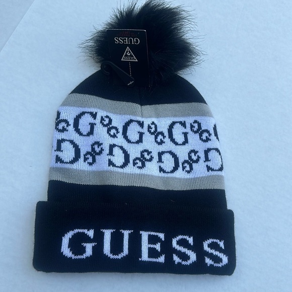 New GUESS LOGO Beanie unisex - Picture 1 of 3